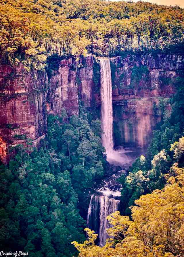 Belmore Falls, la cascada de dos niveles - NSW, Australia