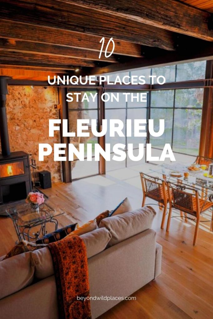 Pin alojamiento Península Fleurieu
