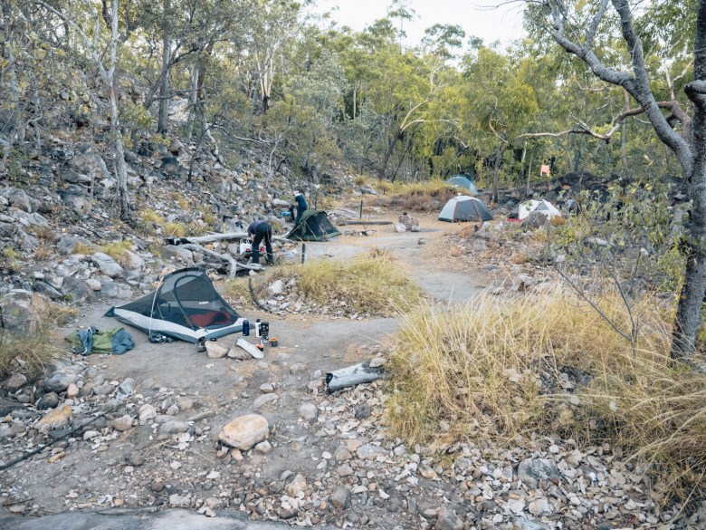 Camping en 17 Mile Falls