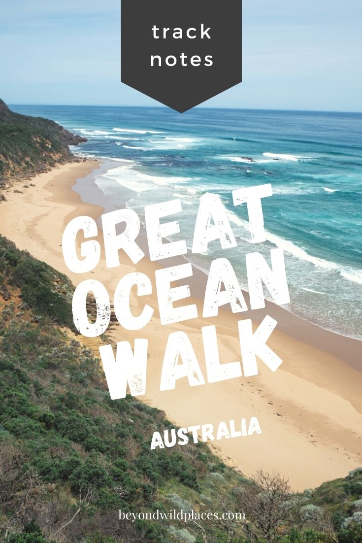 Pasador de notas de la pista Great Ocean Walk