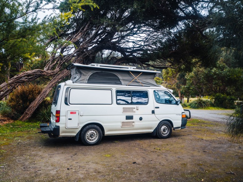 Camping en el río Tidal