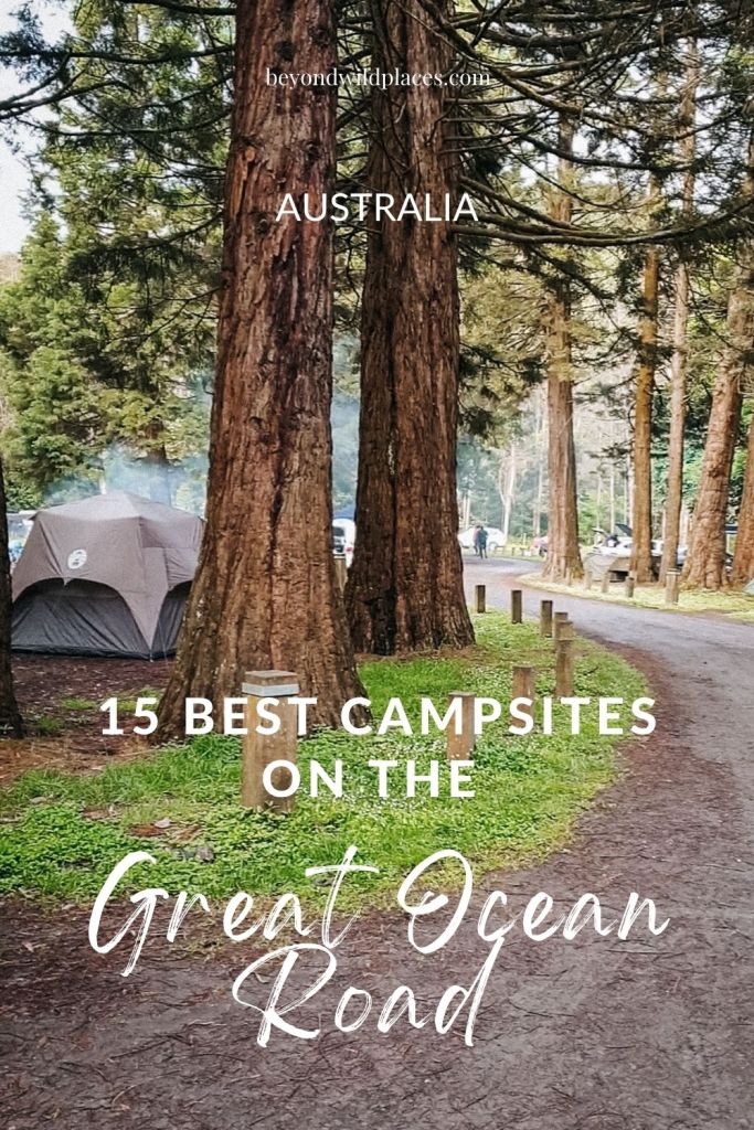 Pin de camping Great Ocean Road