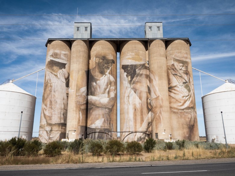 Arte de silo de borde