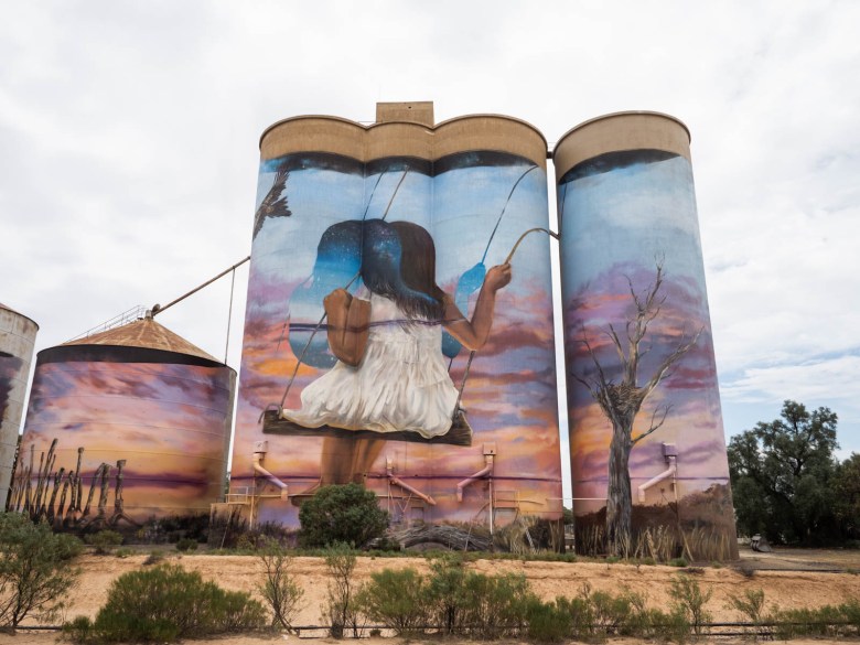 Arte del silo Sea Lake