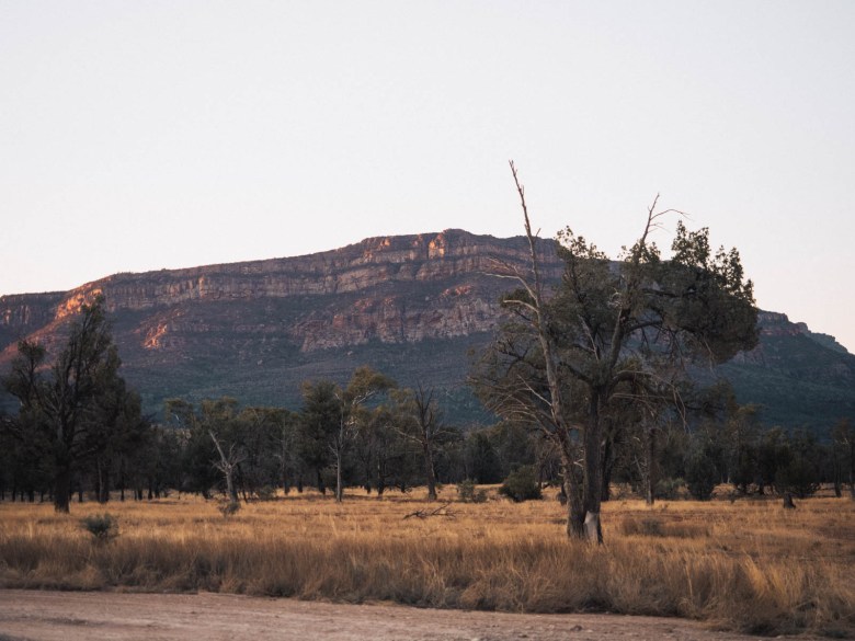 Rawnsley Bluff al atardecer
