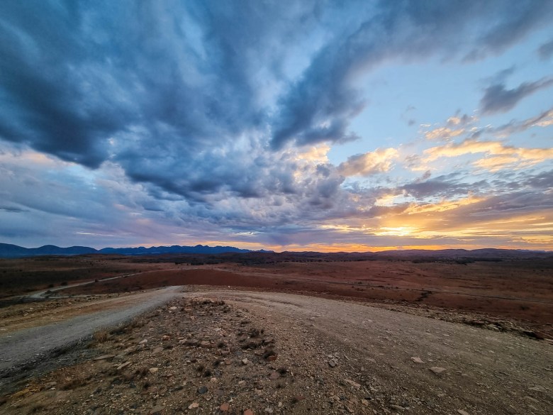 Puesta de sol desde Stokes Hill