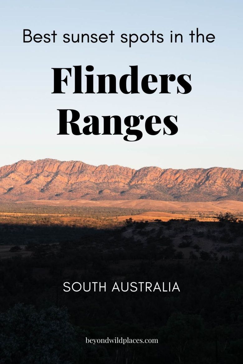 Prendedor de puntos de puesta de sol de Flinders Ranges