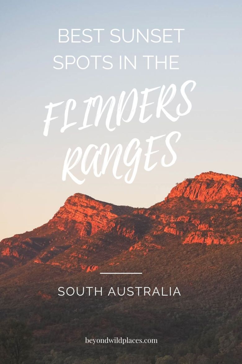 Prendedor de puntos de puesta de sol de Flinders Ranges
