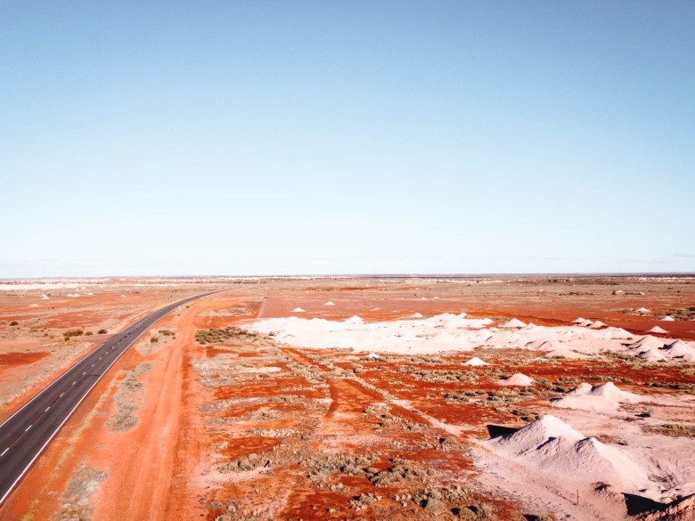 Autopista Stuart a Coober Pedy