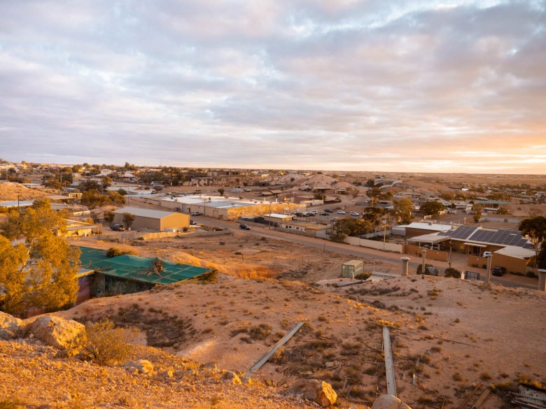 Vista de la ciudad de Coober Pedy