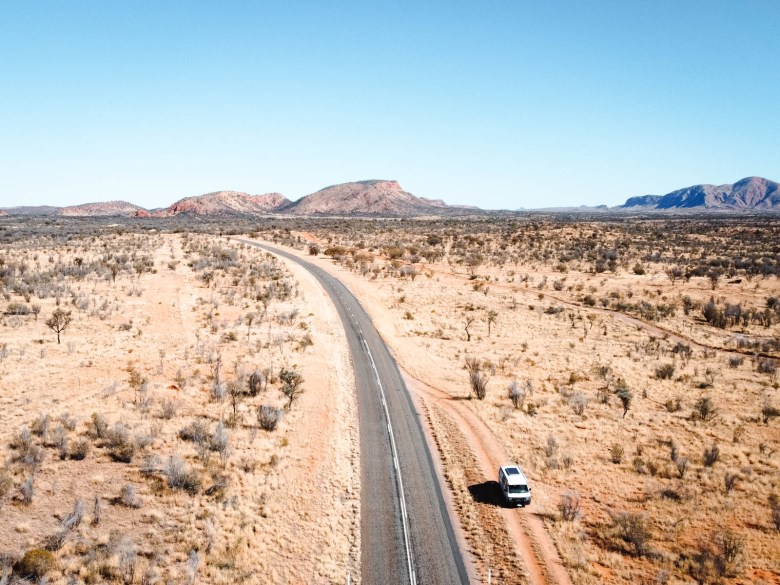 Viaje por carretera a West MacDonnell Ranges
