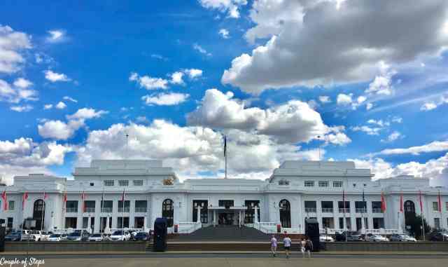 Antigua Casa del Parlamento catalogada como Patrimonio Nacional, Canberra