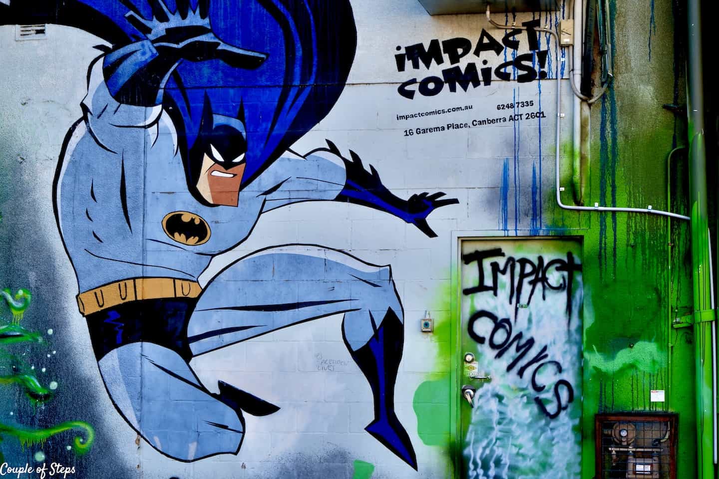 Arte callejero de Tocumwal Lane, Canberra